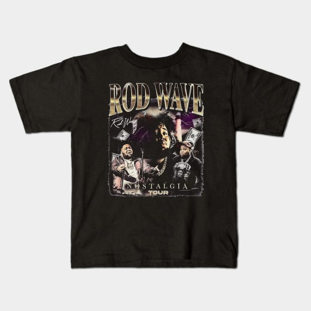 Rod Wave Melody Kids T-Shirt by RianSanto